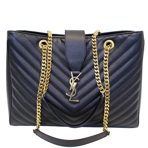 ysl large monogram matelasse leather chain shoulder bag|SAINT LAURENT Grain De Poudre Matelasse Chevron Large .